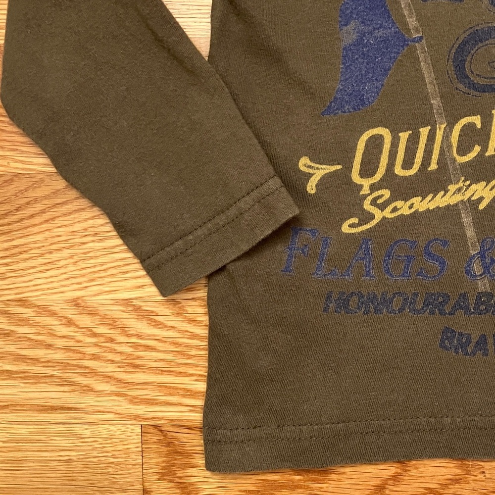 Mayoral Olive Long Sleeve Kids Tee - Picture 4 of 4
